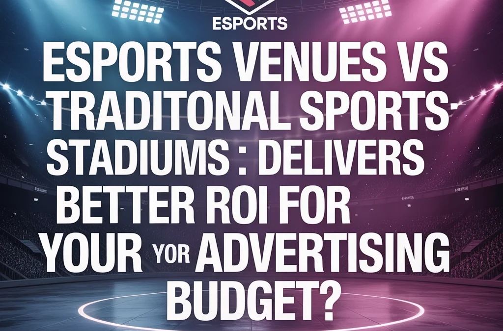 Esports Venues vs Traditional Sports Stadiums: Which Delivers Better ROI for Your Advertising Budget?