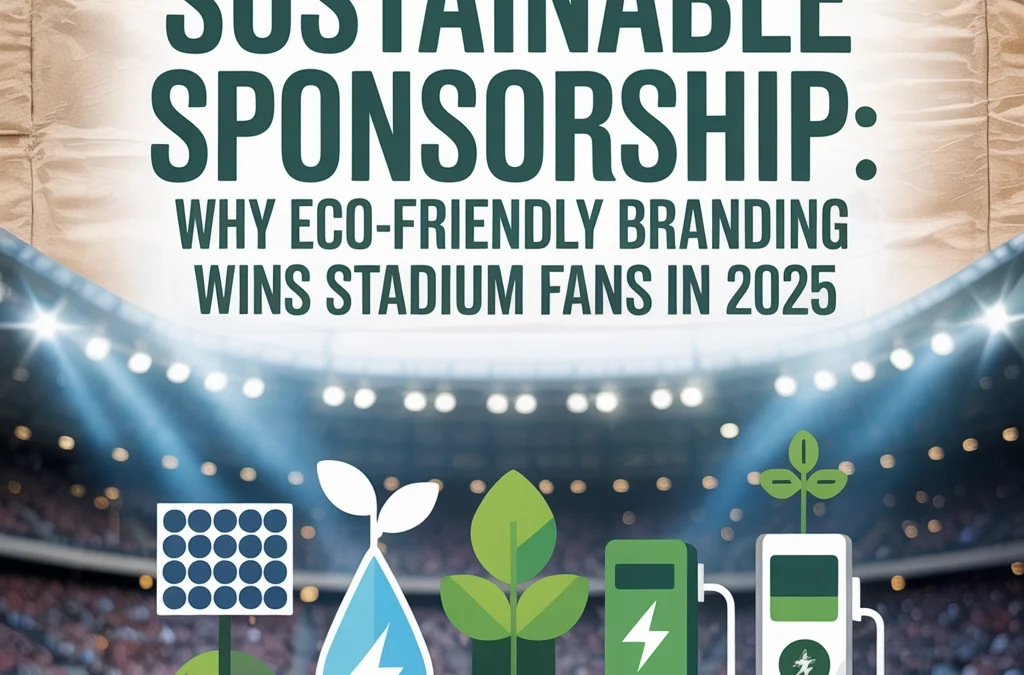 Sustainable Sponsorship: Why Eco-Friendly Branding Wins Stadium Fans in 2025