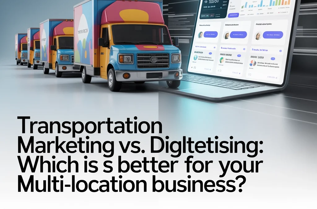 Transportation Marketing vs. Digital Advertising: Which Is Better for Your Multi-Location Business?